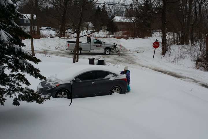 Snow Blankets Region, Up To 7 Inches In Northern Westchester