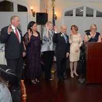 <p>2015 HGAR and HGMLS Officers being sworn in</p>