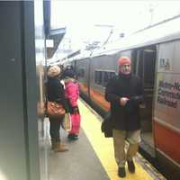 <p>Commuters at the Stamford Train Station on Wednesday morning. Commuters say more has to be done on safety following the Tuesday night tragedy that killed six in Valhalla, N.Y., when a train struck a vehicle at a crossing.</p>