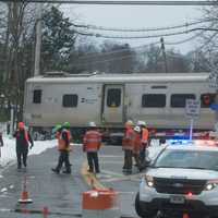 <p>The tracks were tested at the site of the fatal crash.</p>