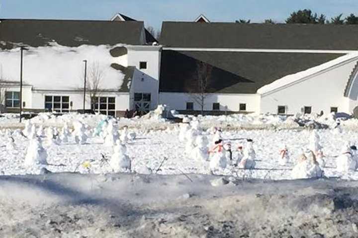 Want To Build A Snowman? Easton Students Make 100 Of Them For Milestone