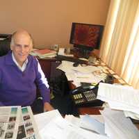 <p>Supervisor Paul Feiner in his office at Greenburgh Town Hall.</p>