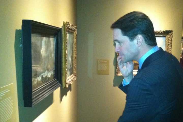 Art For Art's Sake As Jim Himes Tours Greenwich's Bruce Museum