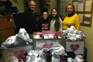 Stamford Students Bring Warmth To New Covenant House With Gift Of Socks
