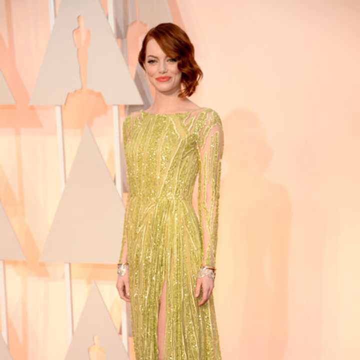 Emma Stone at the 87th Annual Academy Awards.