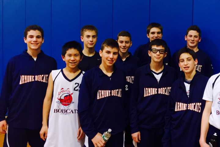 Armonk Junior Bobcats Basketball Team Celebrates Undefeated Season