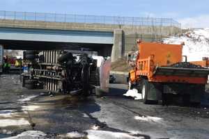 Messy Fuel Spill After Truck Collision Blamed For Closing I-95 In Norwalk