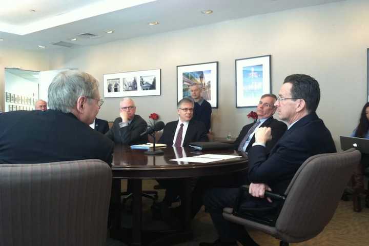 Malloy Hits The Road To Pitch Transportation Plan In Stamford