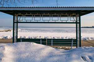 Coldest Month On Record Freezes The Landscape At Norwalk's Calf Pasture