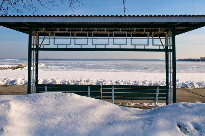 Coldest Month On Record Freezes The Landscape At Norwalk's Calf Pasture