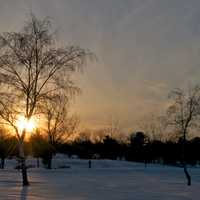 <p>Sunset at Sherwood Island </p>