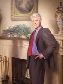 Portrait of Chappaqua's Bill Clinton Has Hidden Monica Lewinsky Image