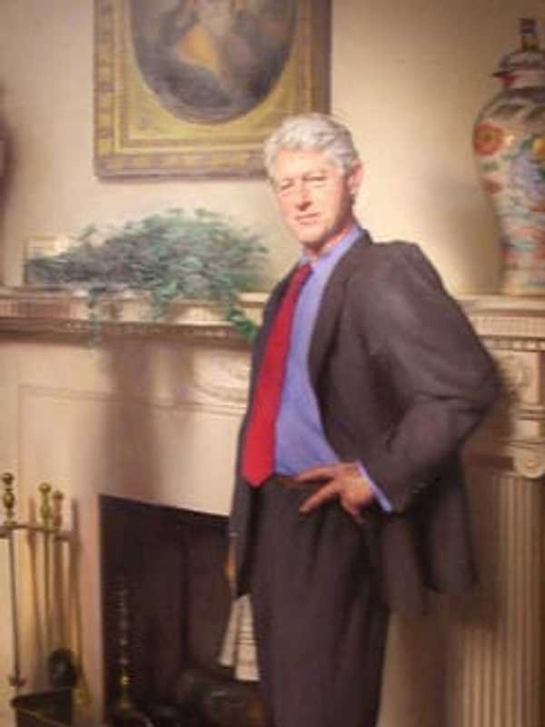 Portrait of Chappaqua's Bill Clinton Has Hidden Monica Lewinsky Image