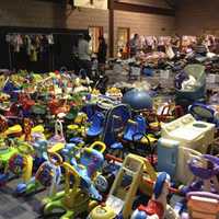 <p>The annual sale is popular amongst Eastchester parents.</p>