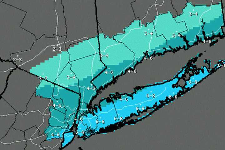 Armonk Could See Up To 4 Inches Of Snow In Latest Storm