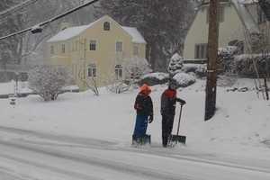 With Hommocks Closed, Mamaroneck Middle Schoolers Return To Snow Shoveling