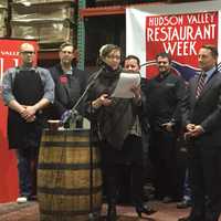 <p>The official kick-off of Hudson Valley  Restaurant Week was held Feb. 24 in Elmsford.</p>