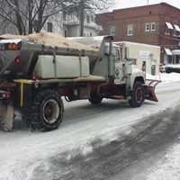 <p>This plow was one of a half-dozen spotted along Main Street in Port Chester.</p>