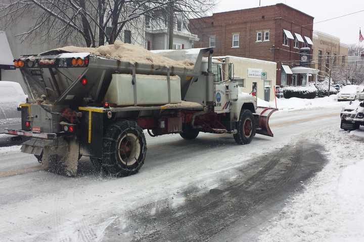 Port Chester Quick To Clear Streets After New Snowfall