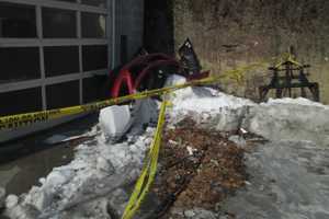 Roof Collapse Crushes Cars In Ossining