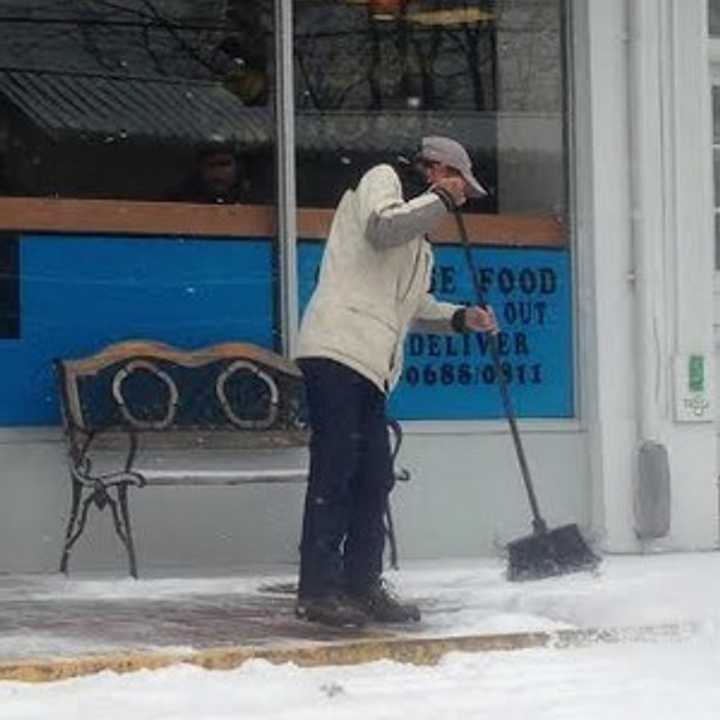 Snow has had less of an impact on productivity because of modern technology that allows working from home.