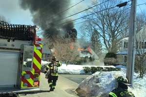Man, Firefighter Injured As Greenwich Home, Garage Explode In Flames 