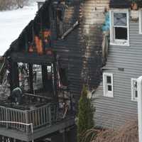 <p>A home overlooking Lake Mahopac was severely damaged by a fire on Tuesday.</p>