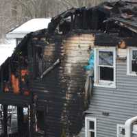 <p>A home overlooking Lake Mahopac was severely damaged by a fire on Tuesday.</p>