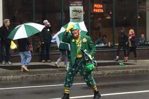 White Plains Enjoys Wet St. Patrick's Day Parade