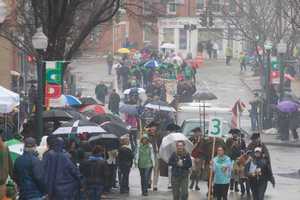 Peekskill St. Patrick's Day Parade Thrills Soggy Crowd