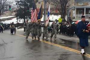 Peekskill's Joe Brady Plays Bagpipes In New York's St. Patrick's Parade