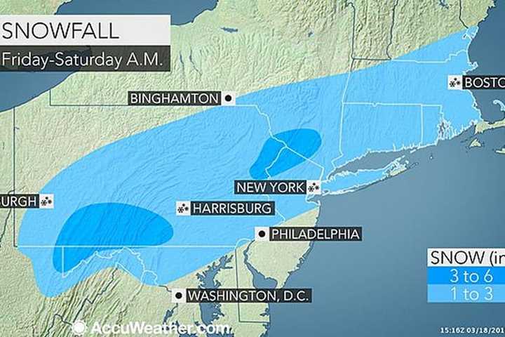 Putnam County Could See Up To 4 Inches Of Snow Friday