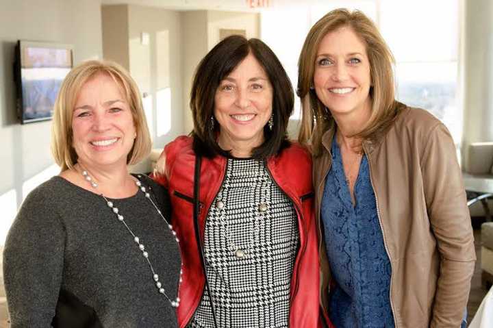 Barbara Cohen of New Rochelle, Nancy Clarvit and Wendy Berk of Scarsdale attended the benefit for White Plains Hospital.