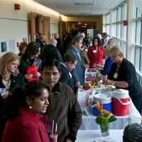 <p>Norwalk Community College was a popular destination Wednesday, hosting a multi-chamber business expo.</p>