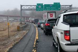 Gridlock On I-684 As Crash Blocks Lane