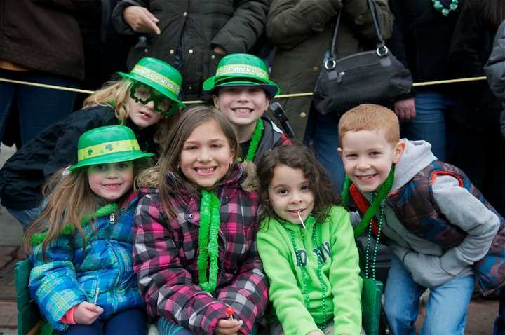 Friends young and old gathered on McLean Avenue for the Yonkers St. Patrick&#x27;s Day Parade.