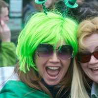 <p>Spectators were all smiles at the St. Patrick&#x27;s Day Parade.</p>