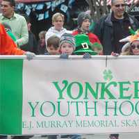 <p>Yonkers Youth Hockey group marches in the parade.</p>