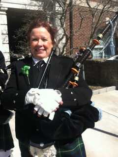 Bagpiper Plays For The Trill Of It All At Greenwich Parade 