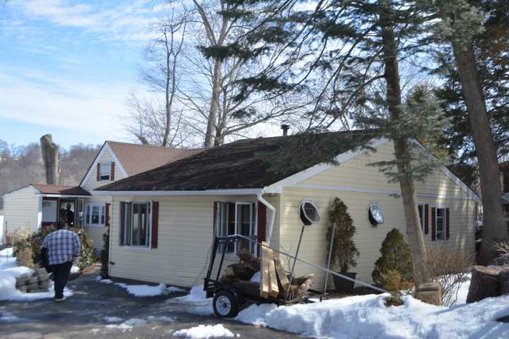 A fire damaged a house that overlooks Tonetta Lake in Southeast.