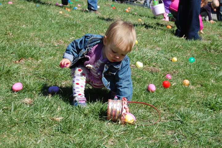 Sunny to partly sunny skies and temperatures in the upper 50s and 60s will move into the area just in time for Easter egg hunts.