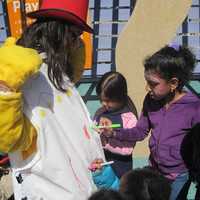 <p>Decorating Benedict the Egg at Norwalk&#x27;s Stepping Stones Museum. </p>