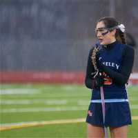 <p>Quakers captain Emma Lowrey had four goals and an assist vs. Carmel.</p>