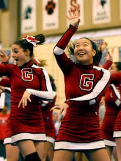 Greenwich High Cheerleaders Raise Their Voices For Annual Fashion Show