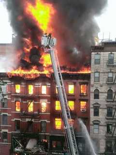 Manhattan Building Collapses After Apparent Gas Explosion