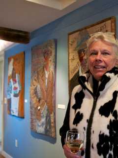 Rug Hook Artist June Myles Giving Talk At Wilton Historical Society