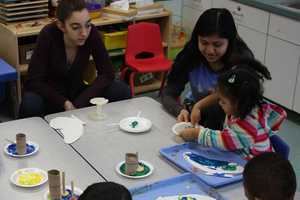 White Plains Art Honor Students Mentor Pre-School Children