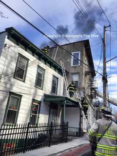 Firefighters Battle Blaze On Secor Road In Ossining