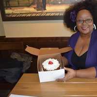 <p>Melaka Williams of Danbury, owner of Bash!, specializes in organic cakes. </p>