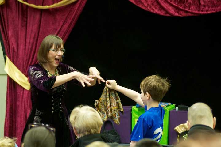 Kids Young, Old Enjoy Easter Sunday Magic Show At Somers' Muscoot Farm